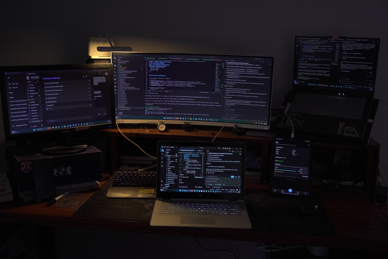 Founder setup workspace